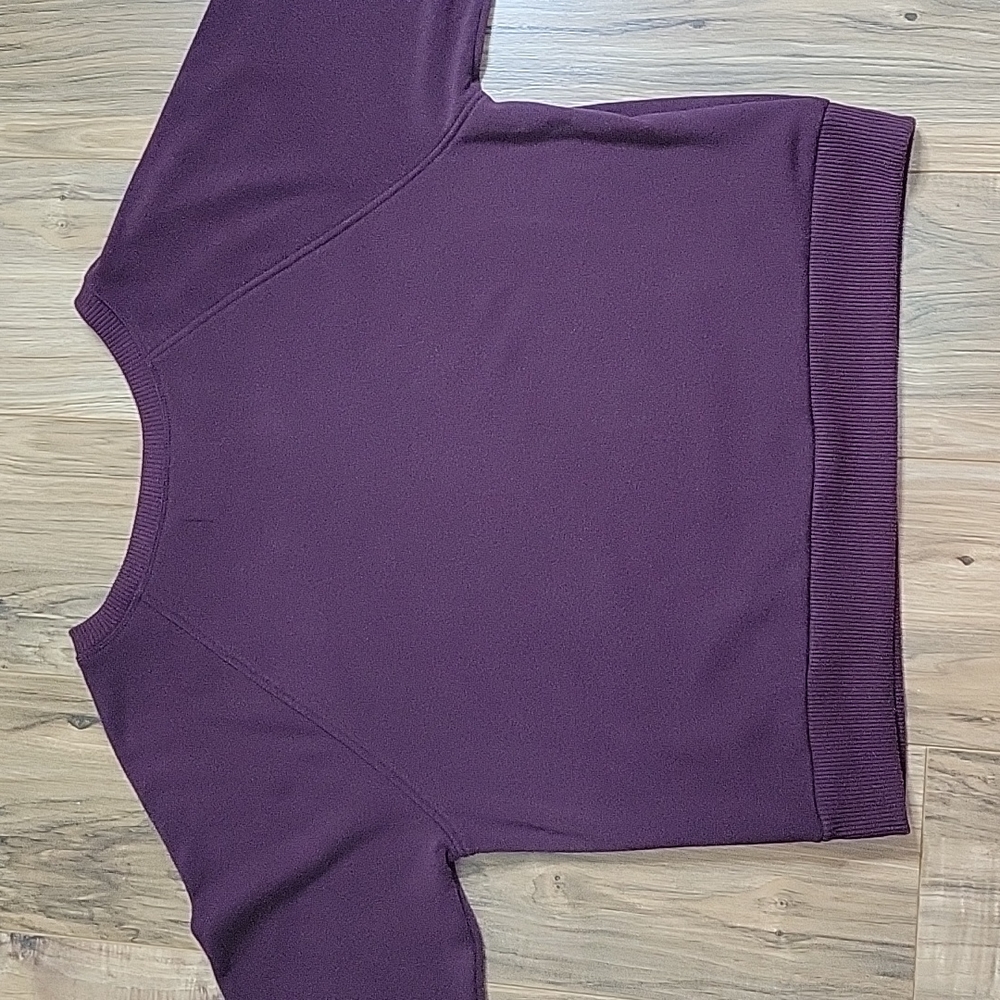 Victoria Secret Pull Over Maroon Sweatshirt - Picture 9 of 11
